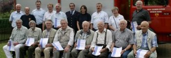 Ehrung zum 70. Jubiläum der Feuerwehr