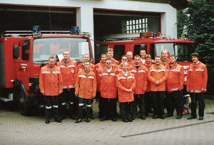 Gruppenfoto der Einsatzabteilung