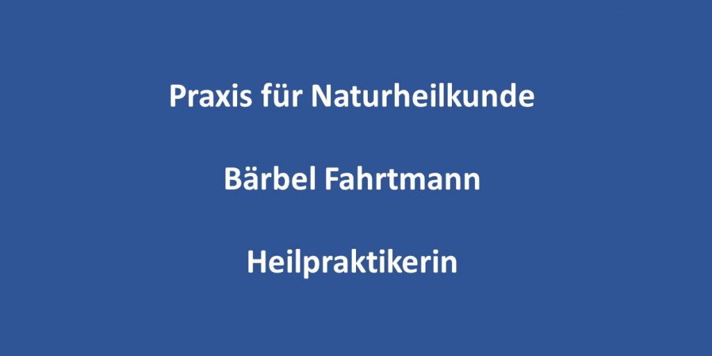 Naturheilpraxis Bärbel Fahrtmann Reinhausen Logo