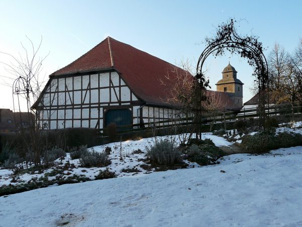 Diemarden Kirche Winter