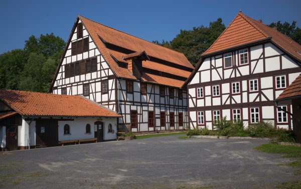 Historische Spinnerei Gartetal Innenhof