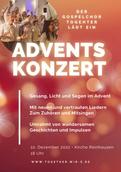 Adventskonzert chor Together in Reinhausen