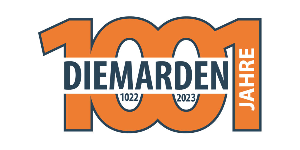 Diemarden 1001-Jahre Logo 2-zu-1
