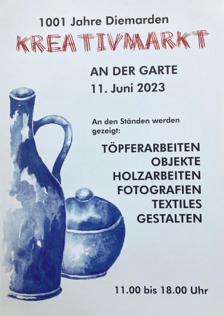 Kreativmarkt Diemarden Juni 2023