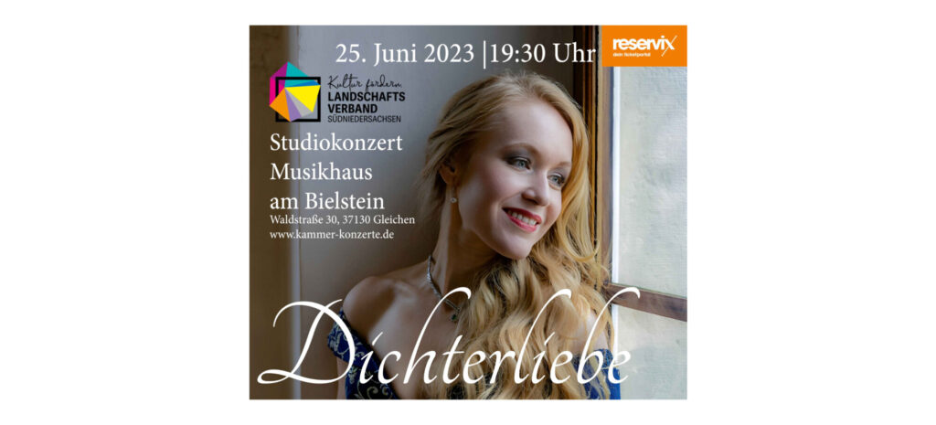 Dichterliebe Konzert 25. Juni 2023