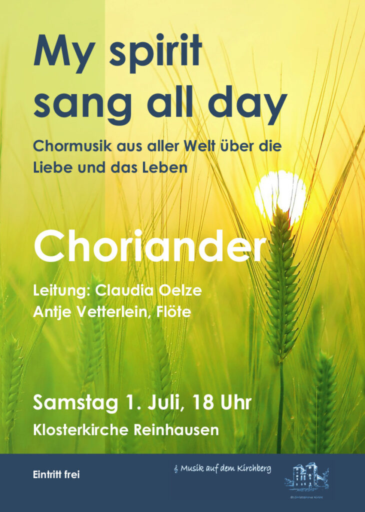 Choriander Konzert Reinhausen Juli 2023