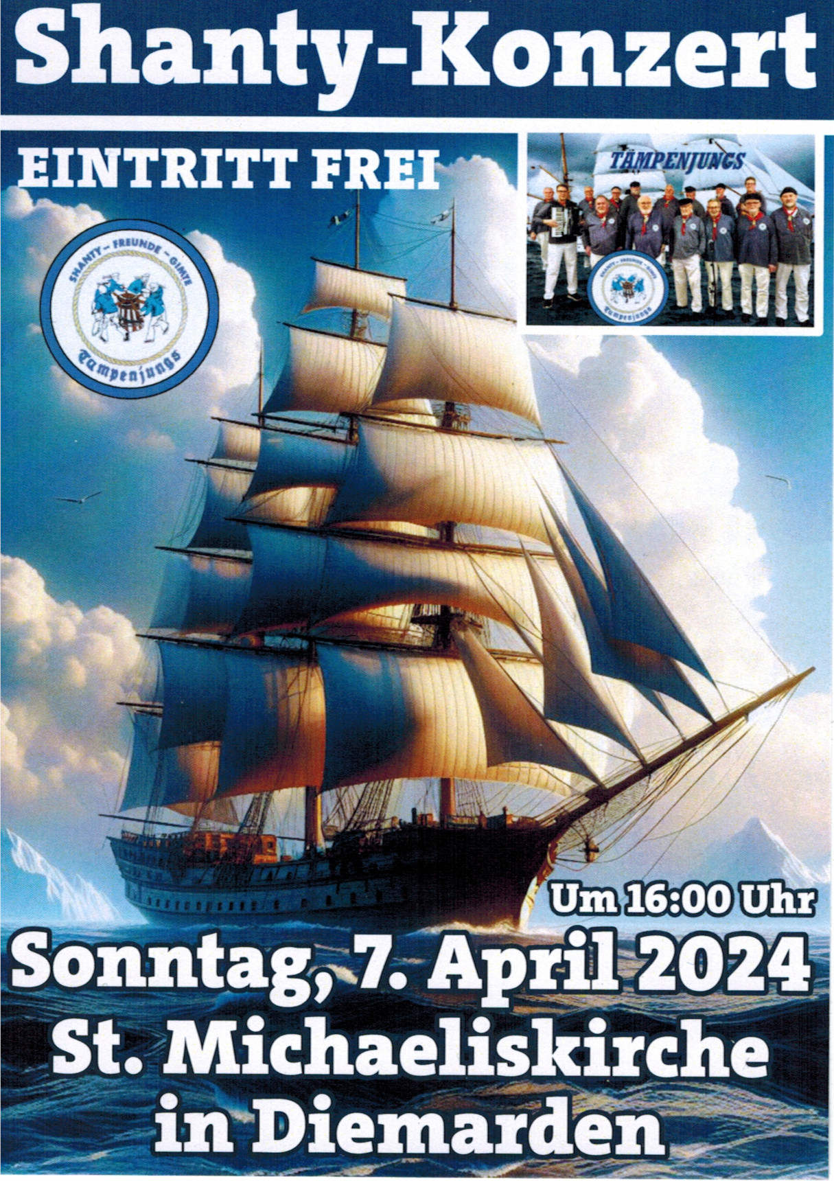 Shanty-Konzert 07.04.2024 Kirche Diemarden