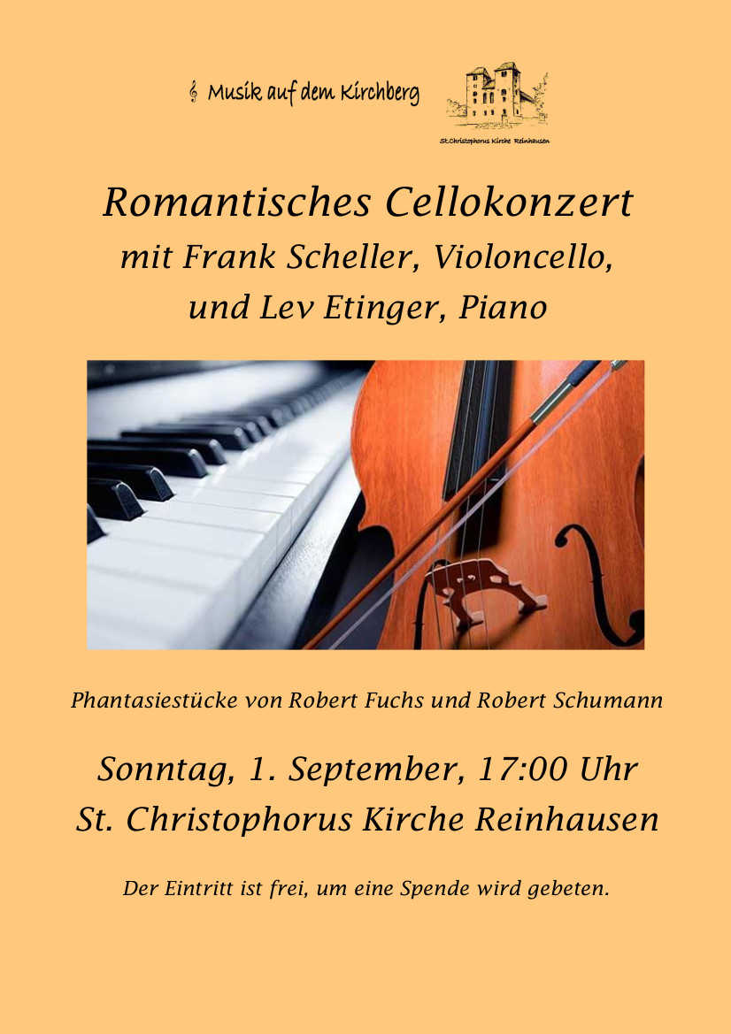Romantisches Cellokonzert Reinhausen 01.09.2024