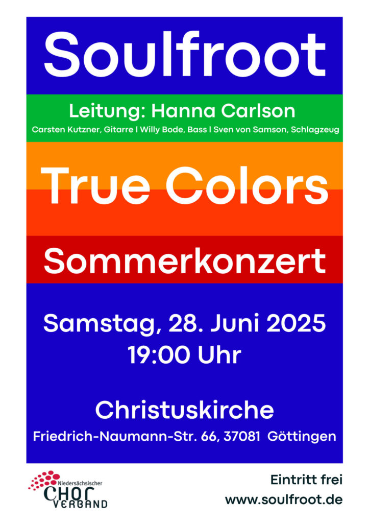 Soulfroot Sommerkonzert 2025, Göttingen