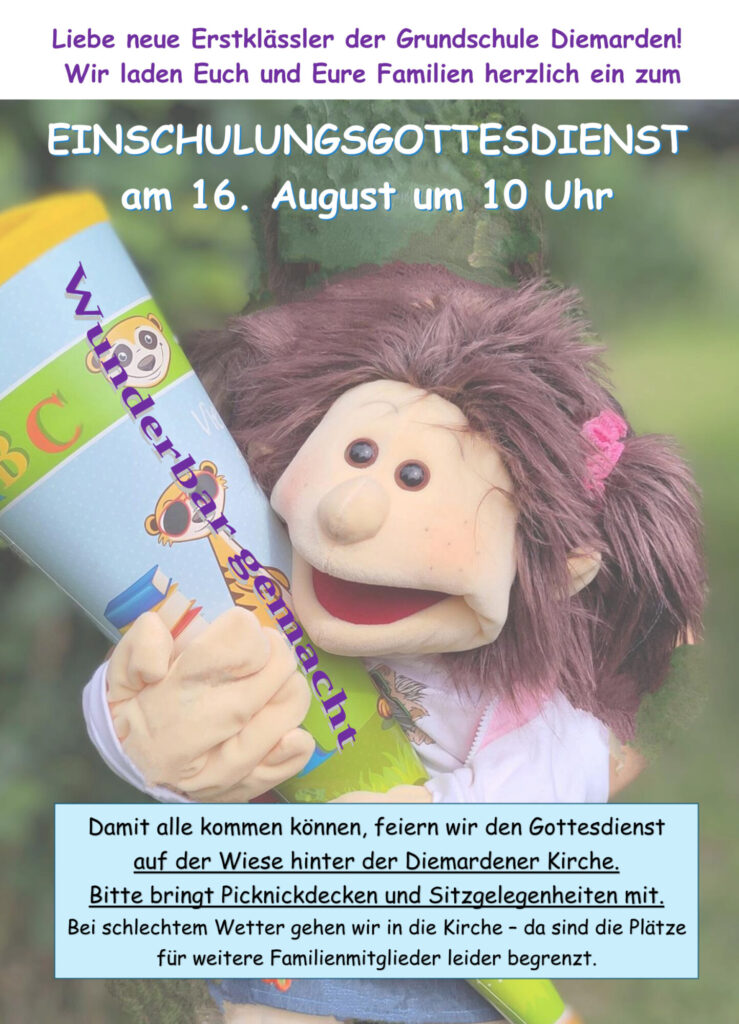 Einladung Einschulung Diemarden 2025