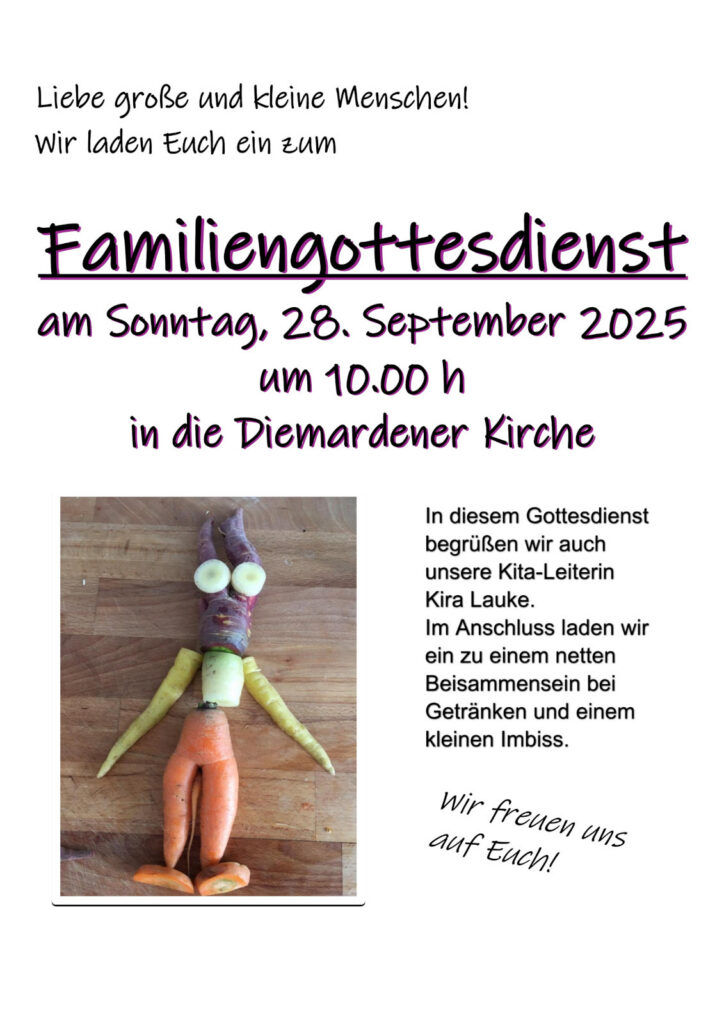 Erntedank Familiengottesdienst Diemarden 2025